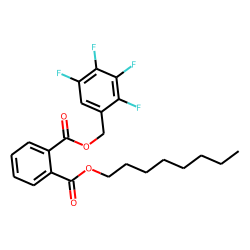 Phthalic acid, octyl 2,3,4,5-tetrafluorobenzyl ester