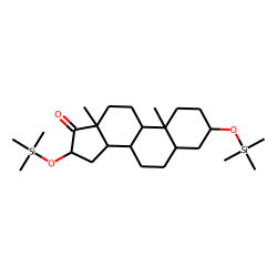 3«alpha»,16«alpha»-dihydroxy-5«beta»-androstan-17-one, TMS