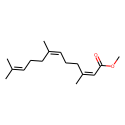 2,6,10-Dodecatrienoic acid, 3,7,11-trimethyl-, methyl ester