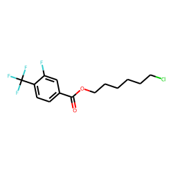 3-Fluoro-4-trifluoromethylbenzoic acid, 6-chlorohexyl ester