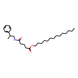 Glutaric acid, monoamide, N-(2-phenylpropyl)-, tetradecyl ester