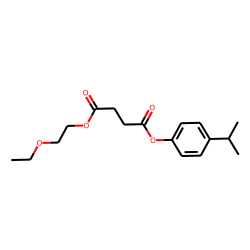 Succinic acid, 2-ethoxyethyl 4-isopropylphenyl ester