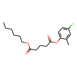 Glutaric acid, hexyl 2-methyl-4-chlorophenyl ester