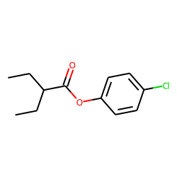 2-Ethylbutyric acid, 4-chlorophenyl ester