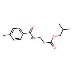 «beta»-Alanine, N-(4-methylbenzoyl)-, isobutyl ester