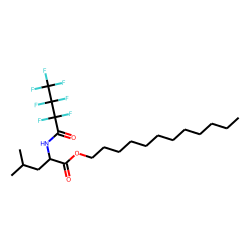 l-Leucine, n-heptafluorobutyryl-, dodecyl ester