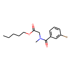 Sarcosine, N-(3-bromobenzoyl)-, pentyl ester