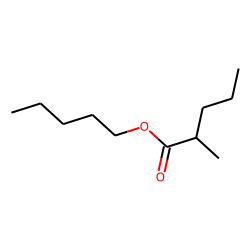Valeric acid, 2-methyl-, pentyl ester