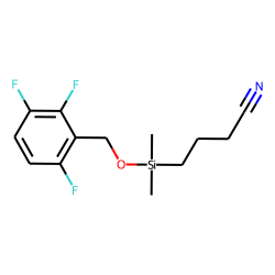 2,3,6-Trifluorobenzyl alcohol, (3-cyanopropyl)dimethylsilyl ether