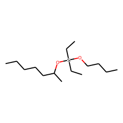Silane, diethylbutoxy(2-heptyloxy)-