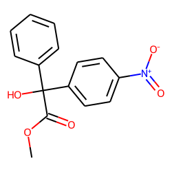 Phenyl-4-nitrophenyl-hydroxyacetic acid, methyl ester