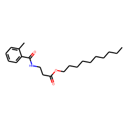 «beta»-Alanine, N-(2-methylbenzoyl)-, decyl ester