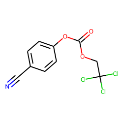 Carbonic acid, 2,2,2-trichloroethyl 4-cyanophenyl ester