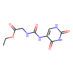 Acetic acid, [3-(1,2,3,4-tetrahydro-2,4-dioxo-5-pyrimidinyl)ureido]- ethyl ester