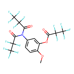 5-Amino-2-methoxyphenol, N,N,O-tris(pentafluoropropionyl)-
