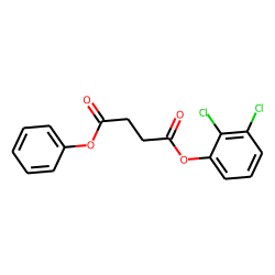 Succinic acid, phenyl 2,3-dichlorophenyl ester