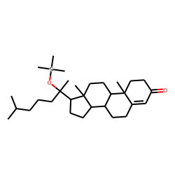 20«alpha»-Hydroxy-4-cholesten-3-one, TMS