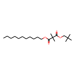 Dimethylmalonic acid, neopentyl undecyl ester