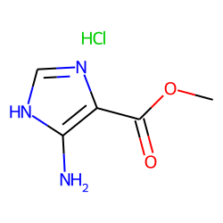 Imidazole-4(5)-carboxylic acid, 5(4)-amino-, methyl ester, hydrochloride