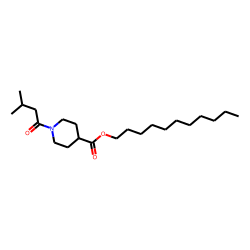 Isonipecotic acid, N-(3-methylbutyryl)-, undecyl ester
