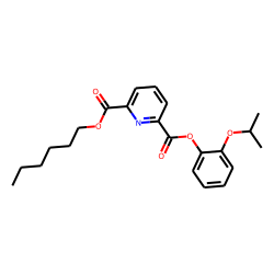 2,6-Pyridinedicarboxylic acid, hexyl 2-isopropoxyphenyl ester