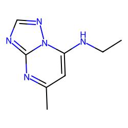 S-Triazolo(1,5-A)pyrimidine, 5-methyl-7-ethylamino-