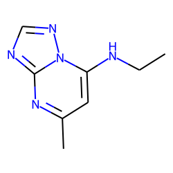 S-Triazolo(1,5-a)pyrimidine, 5-methyl-7-ethylamino-