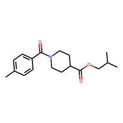 Isonipecotic acid, N-(4-methylbenzoyl)-, isobutyl ester
