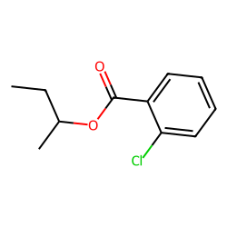 Benzoic acid, 2-chloro, 1-methylpropyl ester