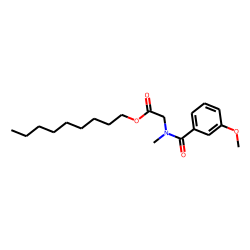 Sarcosine, N-(3-methoxybenzoyl)-, nonyl ester