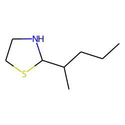 2-(1-methylbutyl)thiazolidine