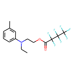 2-(N-Ethyl-N-tolylamino)ethanol, heptafluorobutyrate