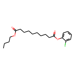 Sebacic acid, butyl 2-chlorophenyl ester