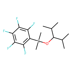 2,4-Dimethylpentan-3-ol, dimethylpentafluorophenylsilyl ether