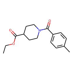 Isonipecotic acid, N-(4-methylbenzoyl)-, ethyl ester