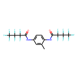 2-Methylbenzene-1,4-diamine, N1,N4-bis(heptafluorobutyryl)-