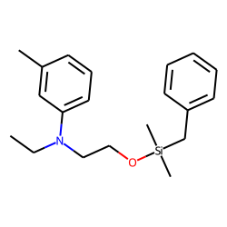 2-(N-Ethyl-N-m-tolyl)aminoethanol, benzyldimethylsilyl ether