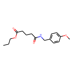 Glutaric acid, monoamide, N-(4-methoxybenzyl)-, propyl ester
