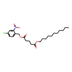Glutaric acid, 2-nitro-4-chlorobenzyl undecyl ester