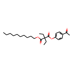 Diethylmalonic acid, 4-acetylphenyl decyl ester