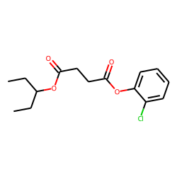 Succinic acid, 2-chlorophenyl 3-pentyl ester