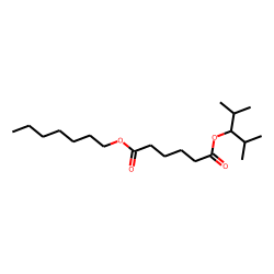 Adipic acid, 2,4-dimethylpent-3-yl heptyl ester