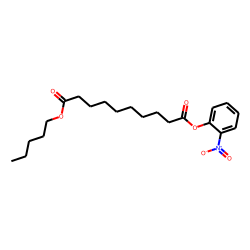 Sebacic acid, 2-nitrophenyl pentyl ester