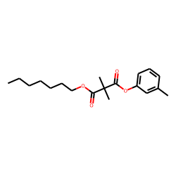 Dimethylmalonic acid, heptyl 3-methylphenyl ester