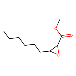 3-Hexyl-oxirane-2-carboxylic acid methyl ester
