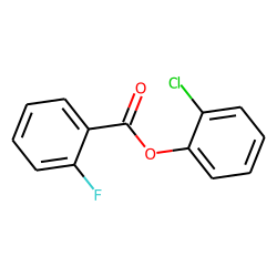 2-Fluorobenzoic acid, 2-chlorophenyl ester