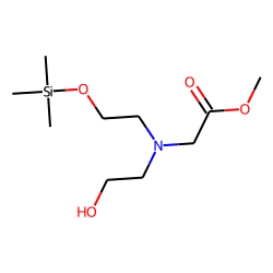 2-[(2-Hydroxyethyl)(2-((trimethylsilyl)oxy)ethyl)amino]acetic acid, methyl ester