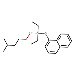 Silane, diethylisohexyloxy(1-naphthoxy)-