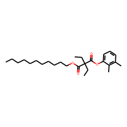 Diethylmalonic acid, 2,3-dimethylphenyl undecyl ester