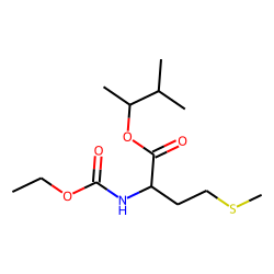 D-Methionine, N(O,S)-ethoxycarbonyl, (S)-(+)-3-methyl-2-butyl ester